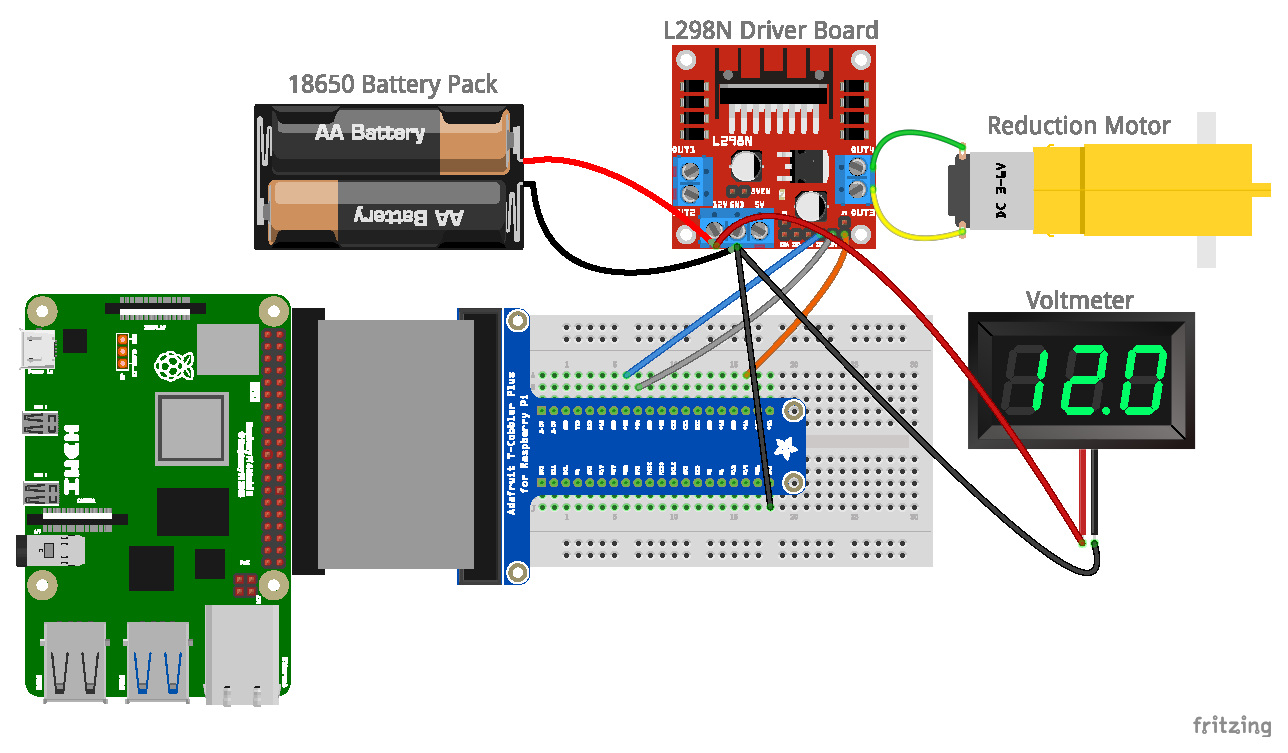 Circuit Diagram with Pi4B+